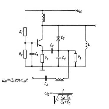 frequency modulation capacitive diode