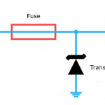 transil diode securring system