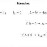 Field Effect Transistor formulas 3