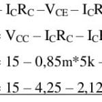bipolar transistor task formulas 74
