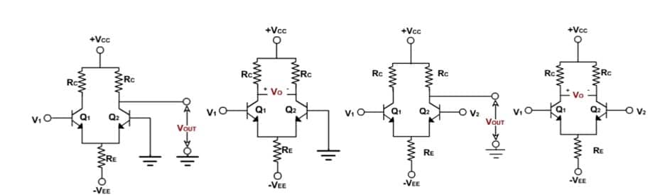 differential amplifier operation