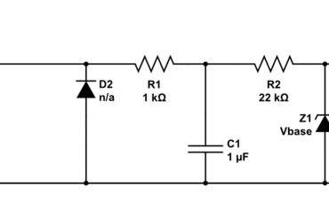 discharge-capacitor-in-schottky-diode-circuit